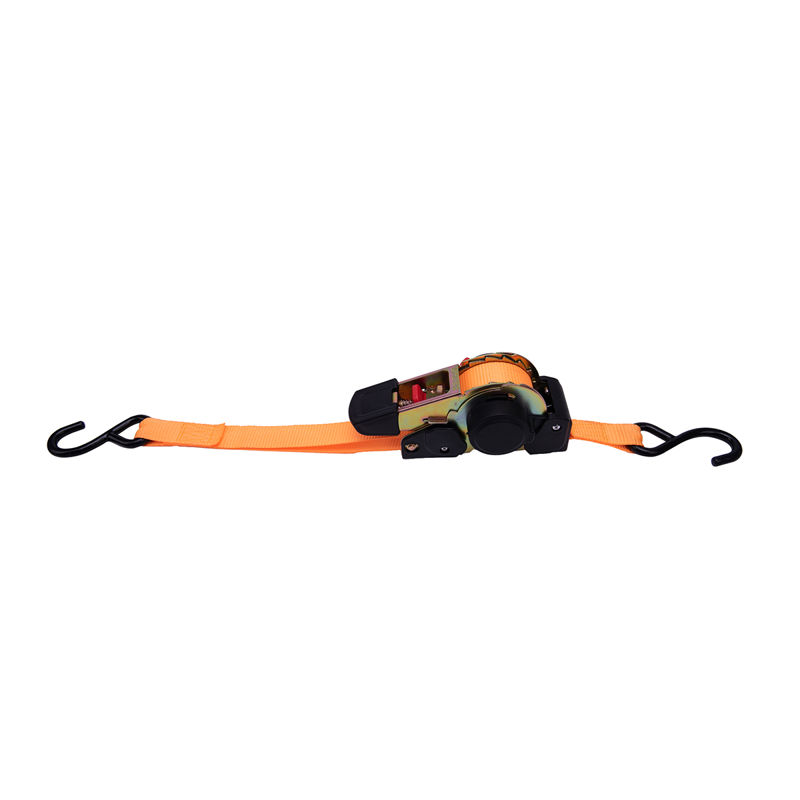 1 inch 200kgs retractable ratchet strap 